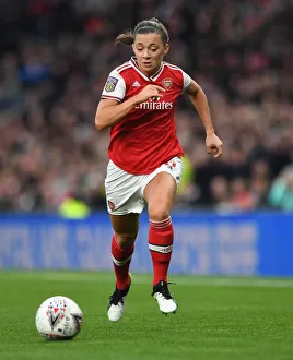 Arsenal's Katie McCabe in Action: Arsenal vs. Tottenham FA Womens Super League Clash
