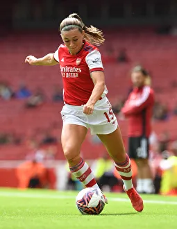 Arsenal Women V Chelsea Women - Mind Series 2021-22 Prints: Arsenal's Katie McCabe in Action: Arsenal Women vs