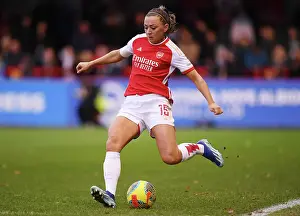 Arsenal's Katie McCabe in Action against Brighton & Hove Albion in Barclays Women's Super League (2023-24)