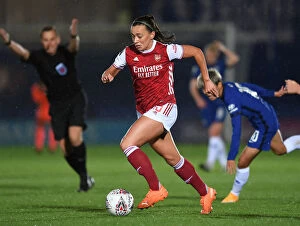 Images Dated 7th October 2020: Arsenal's Katie McCabe in Action against Chelsea Women in Continental Cup Match