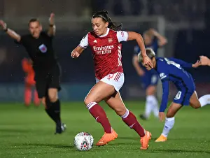 Arsenal's Katie McCabe in Action against Chelsea Women in Continental Cup Match