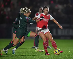 Arsenal Women V Liverpool Women 2022-23 Prints: Arsenal's Katie McCabe in Action: FA Super League Clash Against Liverpool Women