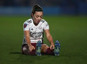 Arsenal's Katie McCabe in Action during FA WSL Clash against Chelsea
