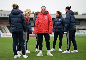 Images Dated 26th November 2023: Arsenal's Katie McCabe Gears Up for Barclays WSL Showdown Against West Ham United