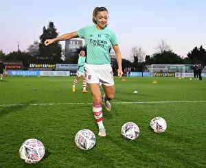 Arsenal Women V Coventry United Women 2021-22 Prints: Arsenal's Katie McCabe Gears Up for FA Cup Quarterfinal Clash Against Coventry United