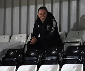 Images Dated 27th January 2022: Arsenal's Katie McCabe Prepares for FA WSL Clash Against Brighton Hove Albion