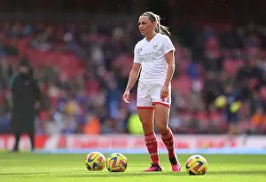 Arsenal Women V Chelsea Women 2022-23 Prints: Arsenal's Katie McCabe Prepares for FA WSL Clash Against Chelsea at Emirates Stadium
