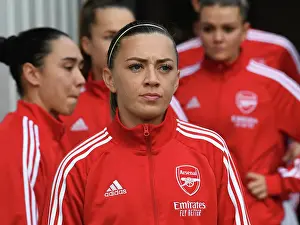 Arsenal Women V Everton Women 2022-23 Prints: Arsenal's Katie McCabe Prepares for FA WSL Clash Against Everton at Meadow Park