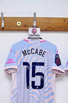 Liverpool Women V Arsenal Women 2023-24 Prints: Arsenal's Katie McCabe Prepares for Liverpool Clash
