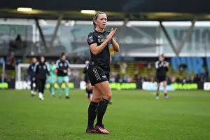 Manchester City Women V Arsenal Women 2022-23 Prints: Arsenal's Katie McCabe Reacts After Manchester City vs Arsenal