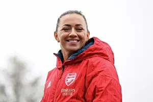 Arsenal Women V West Ham United Women 2023-24 Prints: Arsenal's Katie McCabe Readies for Barclays WSL Clash Against West Ham United