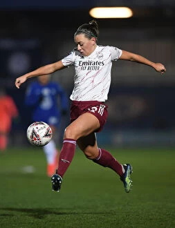 Chelsea Women v Arsenal Women 2020-21 Collection: Arsenal's Katie McCabe Shines in FA WSL Clash Against Chelsea Women