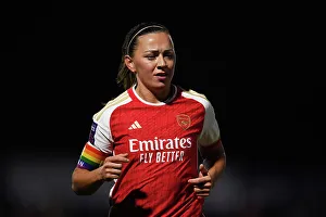 Arsenal Women V Tottenham Hotspur Women - Conti Cup 2023-24 Prints: Arsenal's Katie McCabe: Unwavering Focus in FA Cup Showdown Against Tottenham Women