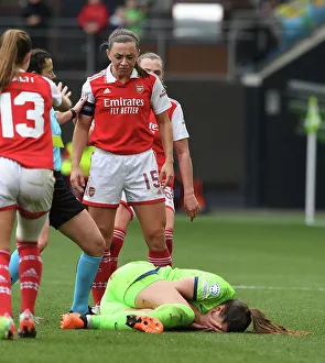 Vfl Wolfsburg V Arsenal Women 2022-23 Prints: Arsenal's Katie McCabe vs