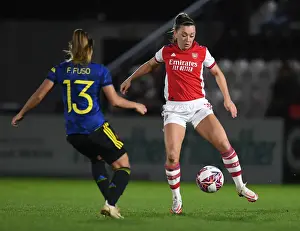 Arsenal's Katie McCabe vs Manchester United's Ivana Ferreira Fuso: A Clash in the Conti Cup Quarterfinals