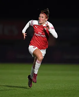 Arsenal Women V Birmingham City Women - WSL Continental Cup 2018-19 Prints: Arsenal's Katrine Veje in Action during FA WSL Continental Tyres Cup Match