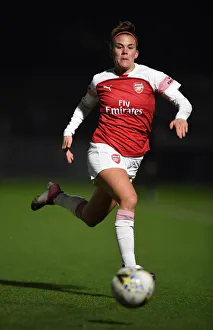 Arsenal's Katrine Veje in Action during FA WSL Match