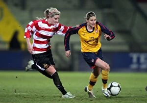 Arsenal Ladies v Doncaster Rovers Belles - League Cup Final 2008-9 Collection: Arsenal's Kelly Smith Scores Five in Dominant 5-0 Win over Doncaster Rovers Belles in FA Premier