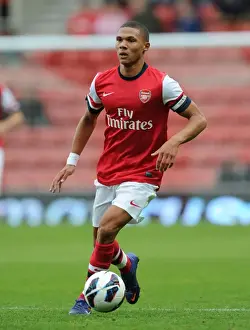 Arsenal's Kieran Gibbs in Action against Anderlecht (2012-13) - Pre-Season Training