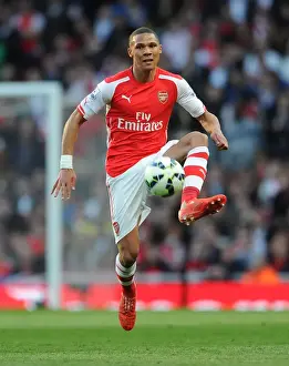 Arsenal V Sunderland 2014-15 Prints: Arsenal's Kieran Gibbs in Action: Arsenal vs Sunderland (2015)