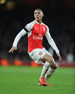 Arsenal V Bournemouth 2015-16 Prints: Arsenal's Kieran Gibbs in Action Against Bournemouth (Premier League 2015-16)