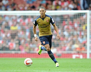 Arsenal V Olympique Lyonnais - Emirates Cup 2015/16 Prints: Arsenal's Kieran Gibbs in Action at Emirates Cup 2015/16