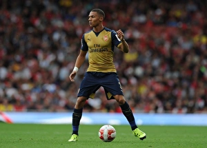 Arsenal's Kieran Gibbs in Action Against Olympique Lyonnais - Emirates Cup 2015