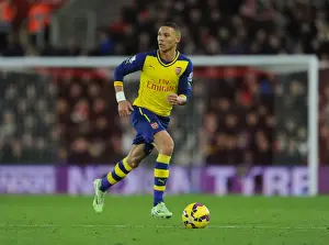 Southampton V Arsenal 2014-15 Prints: Arsenal's Kieran Gibbs in Action Against Southampton (2014-15)
