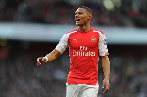 Arsenal V Sunderland 2014-15 Prints: Arsenal's Kieran Gibbs in Action Against Sunderland (2015)