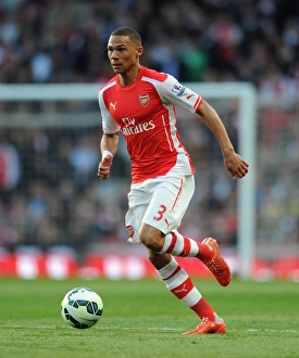 Arsenal V Sunderland 2014-15 Prints: Arsenal's Kieran Gibbs in Action Against Sunderland (2015)