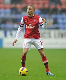 Wigan Athletic V Arsenal 2012-13 Prints: Arsenal's Kieran Gibbs in Action against Wigan Athletic (2012-13 Premier League)
