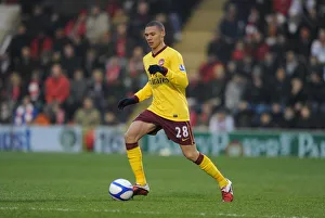Leyton Orient V Arsenal - FA Cup 2010-2011 Prints: Arsenal's Kieran Gibbs in FA Cup Action: Arsenal vs. Leyton Orient 1-1, 2011