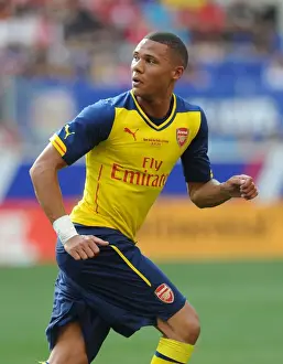 New York Red Bulls V Arsenal 2014-15 Prints: Arsenal's Kieran Gibbs Faces New York Red Bulls in Pre-Season Clash