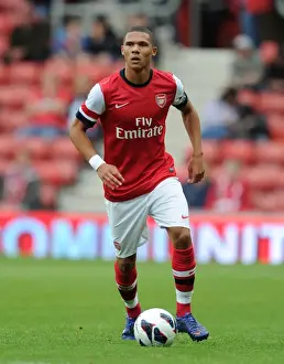 Arsenal V Anderlecht 2012-13 - Pre Season Prints: Arsenal's Kieran Gibbs in Pre-Season Action against Anderlecht (2012-13)