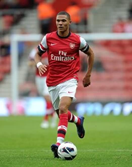Images Dated 14th July 2012: Arsenal's Kieran Gibbs in Pre-Season Action vs. Anderlecht (2012-13)