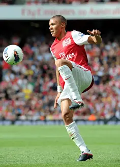 Arsenal V Swansea City 2011-12 Prints: Arsenal's Kieran Gibbs Scores the Winner: Arsenal 1-0 Swansea City