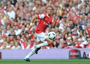 Images Dated 11th September 2010: Arsenal's Kieran Gibbs Shines in 4-1 Victory Over Blackburn Rovers, Emirates Stadium, 2010