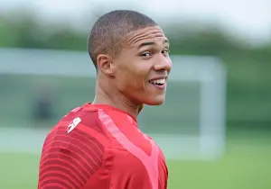 Arsenal's Kieran Gibbs at Training: Pre-Season 2010-11, London Colney