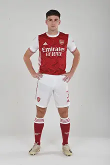 Arsenal's Kieran Tierney at 2020-21 First Team Training Session