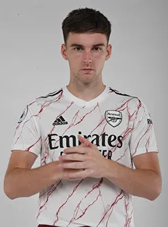 Arsenal's Kieran Tierney at 2020-21 Training Session