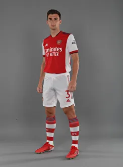 Arsenal's Kieran Tierney at 2021-22 Team Photocall