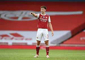 Arsenal's Kieran Tierney in Action: Arsenal vs. Watford, Premier League 2019-2020