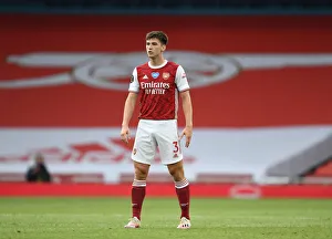 Arsenal's Kieran Tierney in Action: Arsenal vs. Watford, Premier League 2019-2020
