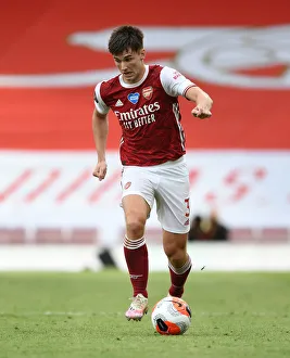 Arsenal's Kieran Tierney in Action: Arsenal vs. Watford, Premier League 2019-2020