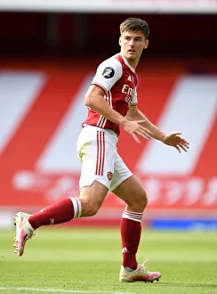 Arsenal's Kieran Tierney in Action: Arsenal vs. Watford, Premier League 2019-2020