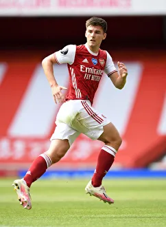 Arsenal's Kieran Tierney in Action: Arsenal vs. Watford, Premier League 2019-2020