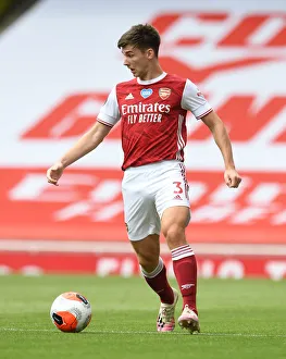 Arsenal's Kieran Tierney in Action: Arsenal vs. Watford, Premier League 2019-2020