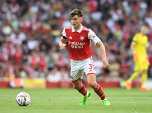 Arsenal's Kieran Tierney in Action: Arsenal vs. Fulham, 2022-23 Premier League