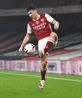 Arsenal's Kieran Tierney in Action: Arsenal vs Aston Villa, Premier League 2020-21