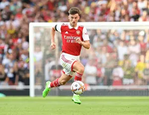 Arsenal's Kieran Tierney in Action: Arsenal vs Fulham, 2022-23 Premier League